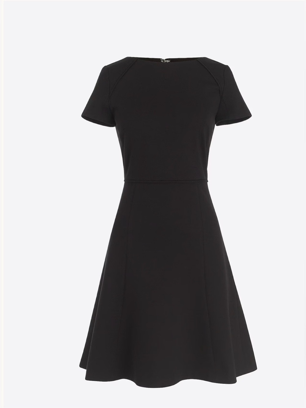 J. Crew Factory Black Fit & Flare Mini Dress